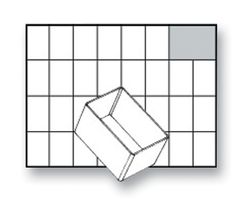 ESD TRAY OF 16XA8-1 INSERTS