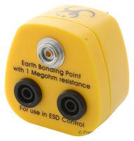EARTH BONDING PLUG, UK, 1X10MM STUDS; End To Ground Resistance 1Mohm; No. of Studs 1; Lead Length -; Ground Terminals Stud, Socket; Product Range -; SVHC No SVHC (15-Jan-2019)