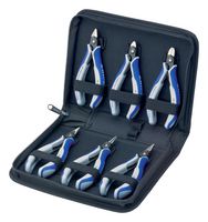 ELECTRONIC PLIER SET; Kit Contents Knipex 3412130, 3422130, 3432130 Gripping Pliers, 7902120, 7902125, 7942125 Diagonal Cutters; Product Range -; SVHC No SVHC (27-Jun-2018)