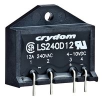 Sensata/crydom Ls240D12 Ssr, Sip, 280Vac/12A, 4-10Vdc, Zc