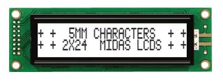 MIDAS DISPLAYS MC22405A6WR-FPTLW