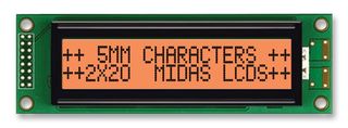 MIDAS DISPLAYS MC22005A6W-FPTLA-V2