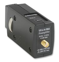 PRE AMPLIFIER, 12DB, 9KHZ TO 6GHZ; RF Test Component Type Preamplifier; Frequency 6GHz; Impedance -; Continuous RF Input Power Max -; For Use With Tektronix MDO4000 Series Mixed Domain Oscilloscopes; Product Range -; Accessory Type Preamplifier; Gain dB -