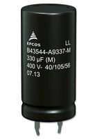 Epcos B43644C9277M000 Cap, 270Μf, 400V, Alu Elec, Snap-In