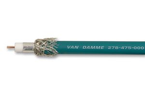 Van Damme 278-475-000 Coaxial Cable, Rg11/u, Blue, Per M