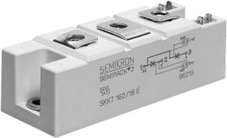 Semikron Skkh 162/18 E Thyristor Module, 1.8Kv, 156A