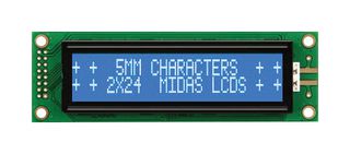 MIDAS DISPLAYS MC22405A6WR-BNMLW-V2