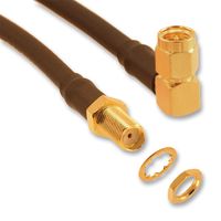 Amphenol Rf 135111-04-M0.50 Coaxial Cable, Rg58/u, Plug-Jack, 0.5M