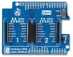 Mikroelektronika Mikroe-1581 Click Shield, Megaavr, Arduino Uno Board