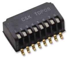 C&k Components Tdp08H0Sbd1 Switch Dip Side 8Pos Smd