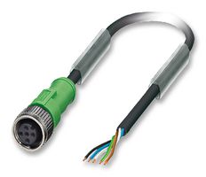 Phoenix Contact 1669848 Sensor Cable, 5Pos, M12 Socket, 5M