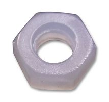 HEX NUT, M3, NYLON 6.6, NATURAL