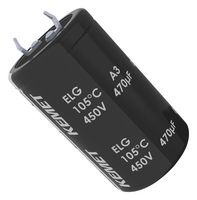 Kemet Elg477M400As6Aa Cap, 470Μf, 400V, Alu Elec, Snap-In