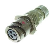 Itt Cannon Ca3101E10Sl-3Sbf80G5 Circular Connector, Rcpt, 10Sl-3, Cable