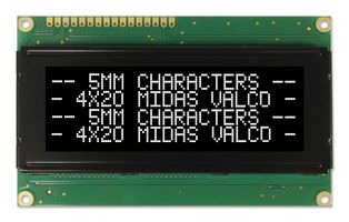 MIDAS DISPLAYS MC42005A12W-VNMLW