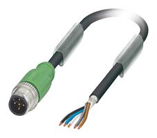 Phoenix Contact 1682728 Sensor Cord, 5P, M12 Plug-Free End, 1.5M