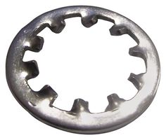 Tr Fastenings Dm2-Ita2-S100Din6797 Lock Washer, Ss A2, 2.2Mm, 4.5Mm, Pk100