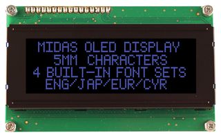 MIDAS DISPLAYS MCOB42005A1V-EBP