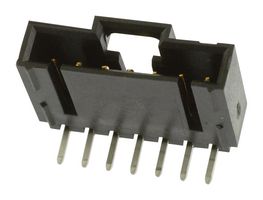 Molex / Partner Stock 70553-0109 Conn, R/a Header, 5Pos, 1Row, 2.54Mm