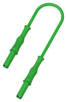 Multicomp Pro 76-1404 4Mm Banana Plug To Plug Lead, Grn, 1.5M