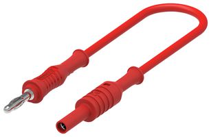 Multicomp Pro 76-118 4Mm Banana Plug-Jack, Red, 1M