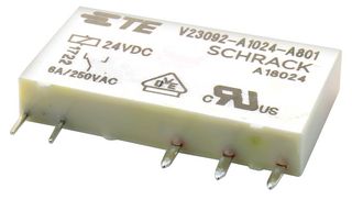 Schrack - Te Connectivity 3-1393236-0 Power Relay, Spdt, 6A, 250Vac, Th