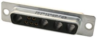 COMBO D-SUB CONN, RCPT, DB-9W4, SOLDER; Product Range DB Series; Insert Arrangement DB-9W4; No. of Signal Contacts 5Contacts; Gender Receptacle; No. of Power Positions 4; Contact Termination Type Solder Cup; D Sub Shell Size DB; Connector Body Material St