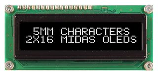 MIDAS DISPLAYS MCOB21605G1V-EWP