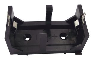 HOLDER, BATTERY, 1XC; Battery Sizes Accepted C; No. of Batteries 1; Battery Holder Mount Through Hole; Product Range -; SVHC No SVHC (27-Jun-2018); Accessory Type Battery Holder; Battery Terminals PCB Pins; Colour Black; Current Rating 20A; External Depth