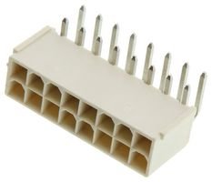 Molex / Partner Stock 87427-1602 Conn, R/a Header, 16Pos, 2Row, 4.2Mm