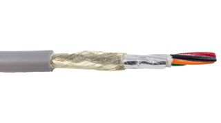 Alpha Wire 86182Cy Sl005. Cable, 2Core, 18Awg, 300V, 30M, Slate