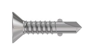 Tr Fastenings 6.3 X 50 Ktstdx Z100 Winged Countersunk Head Screw, Steel, 6.3X50Mm