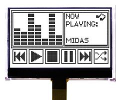 MIDAS DISPLAYS MCCOG128064N6W-FPTLW