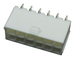 Molex / Partner Stock 39-29-6128 Conn, Header, 12Pos, 2Row, 4.2Mm