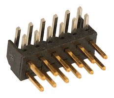 Molex / Partner Stock 87760-1216 Conn, R/a Header, 12Pos, 2Row, 2Mm