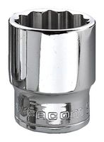 Facom J.21 Socket, 12 Metric Point, 3/8 Drive