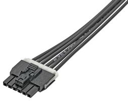 Molex / Partner Stock 145130-0601 Cable Assy, 6P, Rcpt-Rcpt, 150Mm