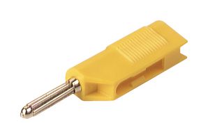 Hirschmann Test And Measurement 930729103 Plug, 4Mm, Stackable, Yellow, Pk5, Buela