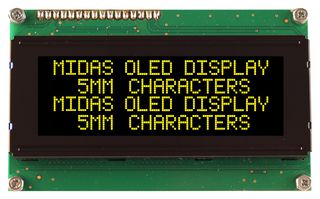MIDAS DISPLAYS MCOB42005A1V-EYS