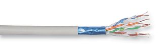 CABLE, CAT 5E UTP, LSOH, GREY, 305M; Cable Shielding Screened; LAN Category Cat5e; Wire Gauge 24AWG; Conductor Area CSA 0.26mm?; Reel Length (Imperial) 1000ft; Reel Length (Metric) 304.8m; No. of Pairs 4 Pair; Jacket Colour Grey; No. of Max Strands x Stra
