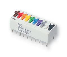 Erg Components Sds-10-014 Switch, Dil, St, 10Way