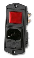 Bulgin Limited Bva01/z0000/11 Inlet, Iec, Dp, Red, Illuminated