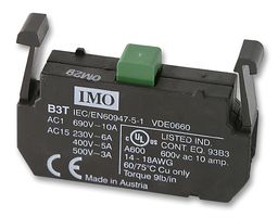 Imo Precision Controls B3T10 Contact Block, 1No