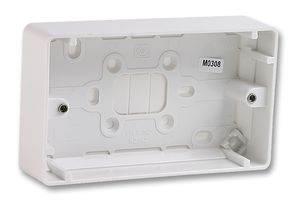 Honeywell K2142Whi Surface Box, 30Mm, 2Gang