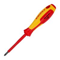 Knipex 98 25 01 Screwdriver, Pozidrive, Pz1, 187Mm