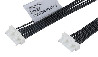 Molex 224091-1084 Cable Assy, 8Pos, Plug-Plug, 600Mm