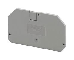 Phoenix Contact 1329515 End Cover, 62.8 X 2.2 X 36Mm, Grey