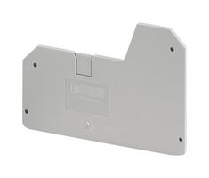 Phoenix Contact 1329609 End Cover, 89.1X 2.2 X 62.3Mm, Grey