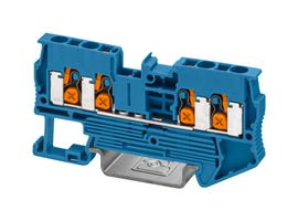 Phoenix Contact 1343130 Terminal Block, Din Rail, 4Pos, 12Awg