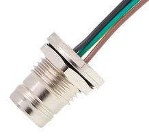 Molex 120406-3001 Sensor Cord, 4P M12 Rcpt-Free End, 300Mm